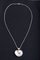 S925 Sterling Silver Chain with Heart, Set of 2 1