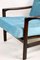 Vintage Turquoise Armchair by Z. Baczyk, 1970s 10