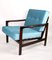 Vintage Turquoise Armchair by Z. Baczyk, 1970s 6