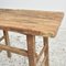 Antique Elm Console Table 4