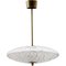 Crystal Flying Saucer Pendant Lamp by Carl Fagerlund for Orrefors 1