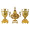 Vases avec Décoration Pompéienne, 19ème Siècle, Set de 3 1