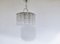 Mid-Century Glass and Chrome Chandelier, 1960s, Image 7