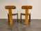 Mid-Century Pine Wood Dining Chairs by Eero Aarnio, 1960s, Set of 2 8