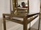 Brass Console Table with Mirror, 1970s, Set of 2 8