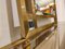 Brass Console Table with Mirror, 1970s, Set of 2 7
