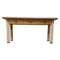 Vintage Travertine and Bamboo Console Table, 1980s 1