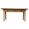 Vintage Travertine and Bamboo Console Table, 1980s, Image 1