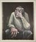 Julian Dyson, Homme Assis, Peinture à l'Huile Figurative, 1990 2