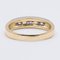 18k Two-Tone Gold Riviera Ring with Diamonds, 1970s 5