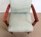 Art Deco Bridge Armchairs and Stool, 1940s, Set of 3 15