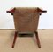 Art Deco Bridge Armchairs and Stool, 1940s, Set of 3 41