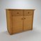 Hollywood Regency Bamboo and Straw Cabinet, 1960s, Image 1