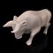 Vintage English White Onyx Carved Bull, 1950s 9