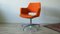 Orangefarbener Bürostuhl von Wilde + spieth, 1960er 1