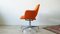 Orangefarbener Bürostuhl von Wilde + spieth, 1960er 2