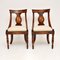 Antique Inlaid Neoclassical Side Chairs, Set of 2 2