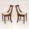 Antique Inlaid Neoclassical Side Chairs, Set of 2 3