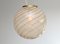 Swirl Pendant Light from Venini, 1970s 3