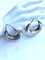 Vintage 925 Silver Circle Earrings 2