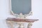Venetian Style Mirror Console with Marble Top, Image 5