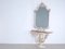 Spiegelkonsole im venezianischen Stil mit Marmorplatte 15