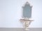 Venetian Style Mirror Console with Marble Top, Image 15