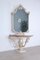 Spiegelkonsole im venezianischen Stil mit Marmorplatte 2