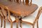 Antique Burr Walnut Dining Table & Chairs, Set of 9, Image 10