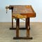 Oak Carpenters Workbench, 1950s 10