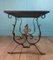 Mid-Century French Wrought Iron Coffee Table 3