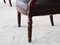 Leather Upholstered Mahogany Armchairs, Set of 2 7