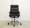 Dark Grey Ea219 Soft Pad Office Chair by Charles & Ray Eames for Vitra, 2000s 2