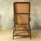Chaise Longue de Jardin Bauhaus en Rotin dans le Style de Erich Dieckmann 6