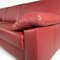 Red Wine Leather Corner Sofa from Puro 4