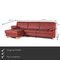 Red Wine Leather Corner Sofa from Puro 2