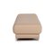 Tabouret en Cuir Beige par Ewald Schillig 9