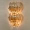 Large Brass Wall Lights with Glass Leaves by J.T. Kalmar, 1960, Set of 2, Image 7