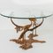 Large Brass Coffee Table by Willy Daro, Belgium, 1970s, Image 6