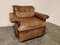 Vintage Brown Leather Modular Sofa by Laauser, 1960s, Set of 7 10