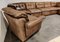 Vintage Brown Leather Modular Sofa by Laauser, 1960s, Set of 7 8