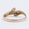 Anillo vintage de oro amarillo de 14 k con diamantes, 0,14 kt, años 70, Imagen 5