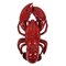 Large Decorative Red Ceramic Lobster, Italy 1