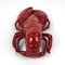 Langosta decorativa grande de cerámica roja, Italia, Imagen 8