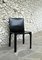 CAB 412 Chair in Black Leather by Mario Bellini for Cassina, 1970s, Image 2