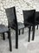 CAB 412 Chairs in Black Leather by Mario Bellini for Cassina, 1970s, Set of 4 9
