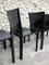 CAB 412 Chairs in Black Leather by Mario Bellini for Cassina, 1970s, Set of 4, Image 9