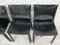 CAB 412 Chairs in Black Leather by Mario Bellini for Cassina, 1970s, Set of 4 8