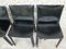 CAB 412 Chairs in Black Leather by Mario Bellini for Cassina, 1970s, Set of 4, Image 8