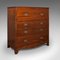 Antique Georgian English Secretaire Cabinet with Chest of Drawers & Desk, Image 1